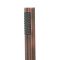 Milano Amara - Modern Round Hand Shower with Wall Bracket and Integrated Outlet Elbow - Aged Bronze