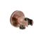 Milano Eris - Modern Round Outlet Elbow and Bracket for Hand Showers - Copper