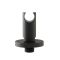 Milano Nero - Round Outlet Elbow and Bracket - Black