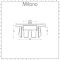 Milano - Brushed Nickel Basin Overflow Ring