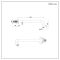 Milano Elizabeth - Wall Mounted Shower Arm - Brushed Brass