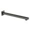 Milano Orno - Wall Mounted Shower Arm - Gun Metal Grey