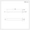 Milano Lyra - Wall Mounted Shower Arm - Brushed Brass