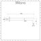 Milano Select - Wall Mounted Shower Arm - Chrome