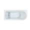Milano Legend - White Traditional Freestanding Corner Bath - 1685mm x 750mm - Choice of Feet and Left/Right Hand Options