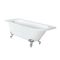 Milano Legend - White Traditional Freestanding Corner Bath - 1685mm x 750mm - Choice of Feet and Left/Right Hand Options