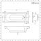 Milano Ballam - Modern Bathroom Suite with Straight Standard Bath