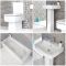 Milano Elswick - Modern Bathroom Suite with Straight Standard Bath