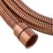 Milano - Fine Ribbed 1.5m Shower Hose - Brushed Copper