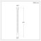 Milano - Fine Ribbed 1.5m Shower Hose - Brushed Copper