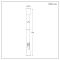 Milano - Fine Ribbed 1.75m Shower Hose - Black