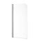 Milano - Curved Top Bath Shower Screen - Choice of Finish