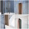 Milano Eris - Copper Hinged L Shaped Shower Bath Screen