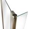 Milano Eris - Copper Hinged L Shaped Shower Bath Screen