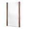 Milano Eris - Copper Hinged L Shaped Shower Bath Screen