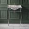 Milano Elizabeth - 630mm Traditional Basin and Washstand - Choice of Finish
