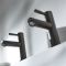Milano Nero - Modern Bath Pillar Taps - Black