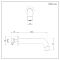Milano Mirage - Wall Mounted Basin or Bath Spout - Chrome
