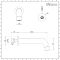 Milano Mirage - Digital Wall Mounted Bath or Basin Mixer Tap - Chrome
