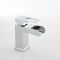 Milano Parade - Modern Open Spout Waterfall Mono Basin Mixer Tap - Chrome