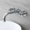 Milano Select - Modern Wall Mounted Basin Mixer Tap - Chrome