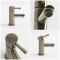 Milano Clarus - Modern Mono Basin Mixer Tap - Aged Gold