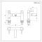 Milano Nero - Modern Bath Filler Mixer Tap - Black