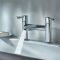 Milano Mirage - Modern Bath Filler Mixer Tap - Chrome
