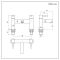 Milano Mirage - Modern Bath Filler Mixer Tap - Chrome