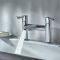 Milano Mirage - Modern Bath Filler Mixer Tap - Chrome