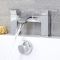 Milano Wick - Modern Deck Mounted Bath Filler Mixer Tap - Chrome