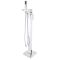 Milano Arvo - Modern Freestanding Bath Shower Mixer Tap and Hand Shower - Chrome