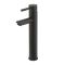 Milano Nero - High Rise Basin Mixer Tap - Black
