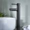 Milano Nero - High Rise Basin Mixer Tap - Black