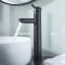 Milano Nero - High Rise Basin Mixer Tap - Black
