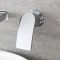 Milano Razor - Modern Wall Mounted Basin Mixer Tap - Chrome