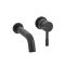 Milano Nero - Wall Mounted Basin Mixer Tap - Black