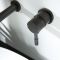 Milano Nero - Wall Mounted Basin Mixer Tap - Black