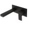 Milano Preto - Modern Wall Mounted Basin Mixer Tap - Black