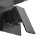 Milano Orno - Modern Wall Mounted Basin Mixer Tap - Gun Metal Grey