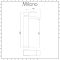 Milano Wick - Modern High Rise Mono Basin Mixer Tap - Chrome