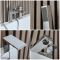 Milano Arvo - Modern Deck Mounted Bath Shower Mixer Tap - Chrome