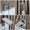 Milano Arvo - Modern Deck Mounted Bath Shower Mixer Tap - Chrome