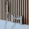 Milano Arvo - Modern Deck Mounted Bath Shower Mixer Tap - Chrome