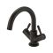 Milano Nero - Modern Swivel Spout Mono Basin Mixer Tap - Black