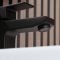 Milano Preto - Modern Mono Basin Mixer Tap - Black