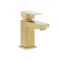 Milano Lyra - Modern Mono Basin Mixer Tap - Brushed Brass