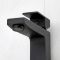 Milano Preto - Modern High Rise Mono Basin Mixer Tap - Black