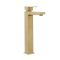 Milano Lyra - Modern Mono High Rise Basin Mixer Tap - Brushed Brass