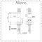 Milano Orta - Modern Push Button Mono Basin Mixer Tap - Choice of Finish